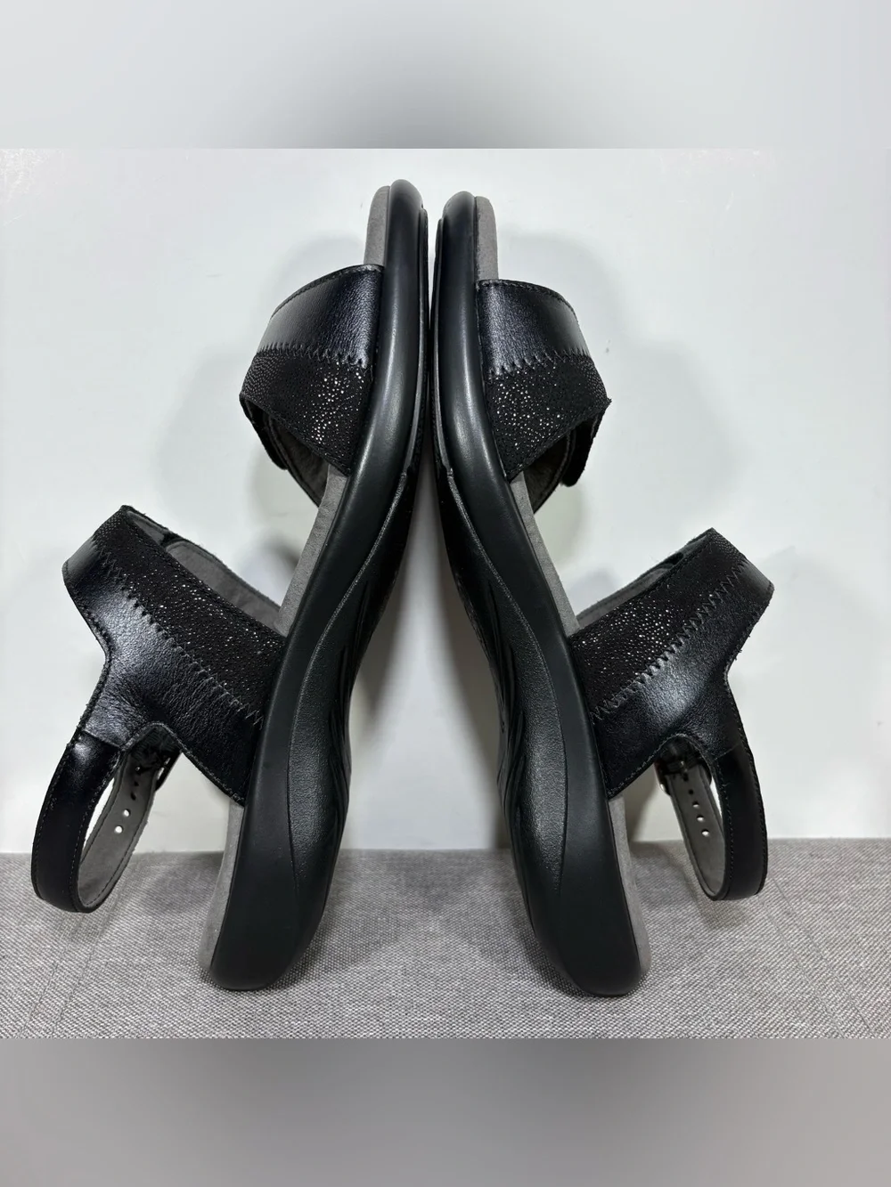 SAS Nuda Heel Strap Leather Sandal- woman’s 8.5 WW